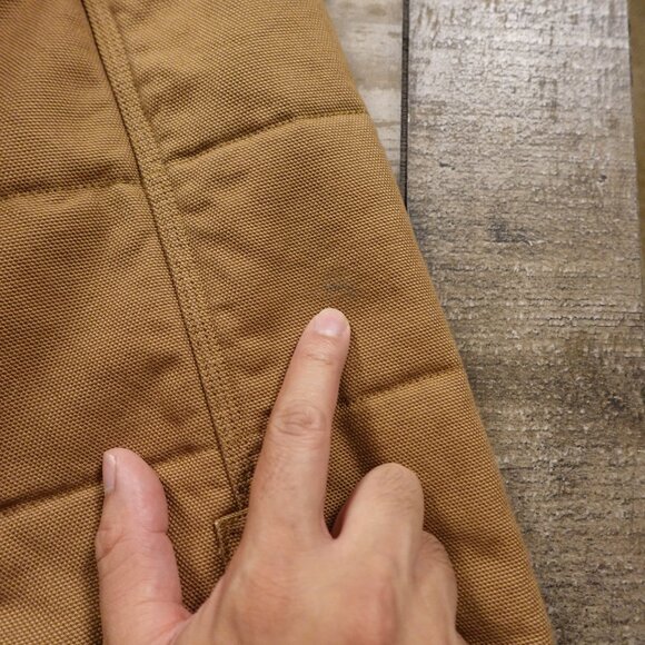 Duluth Trading Superior Fire Hose Quilted Shirt Jac Men's Size Large Brown - Picture 9 of 12